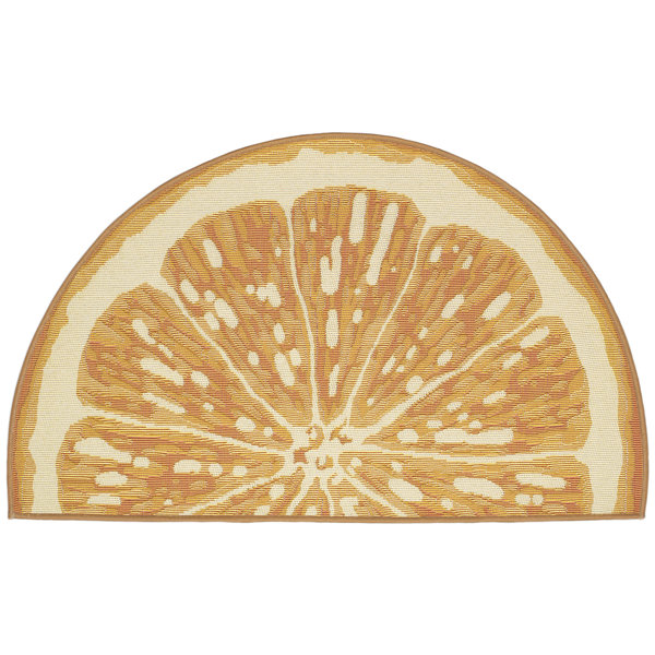 Bay Isle Home Rex Lemon Kitchen Mat Wayfair